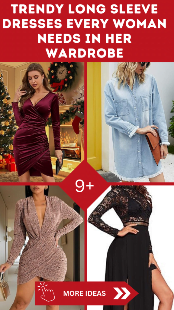 9 Long Sleeve Dresses For Women That Are Chic And Cozy 11 Long Sleeve Dresses For Women