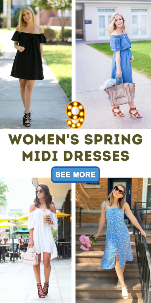 9 Midi Spring Dresses For Women That Will Elevate Your Style Game 12 Midi Spring Dresses For Women