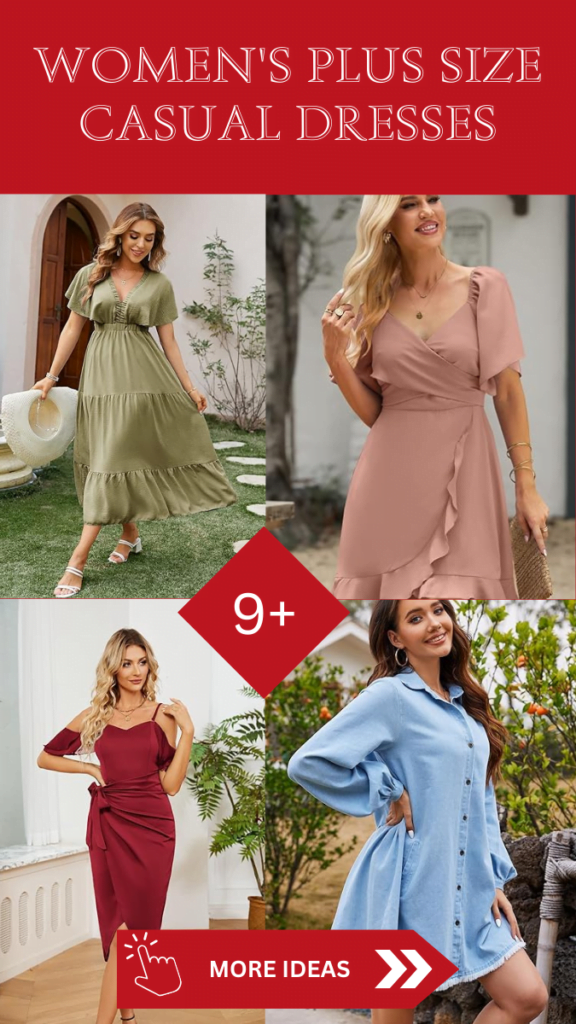 9 Women's Plus Size Casual Dresses That Are Comfy And Stylish 11 Women's Plus Size Casual Dresses