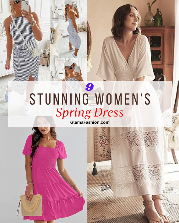 9 Women's Spring Dresses for a Stylish Season 11 Women's Spring Dress