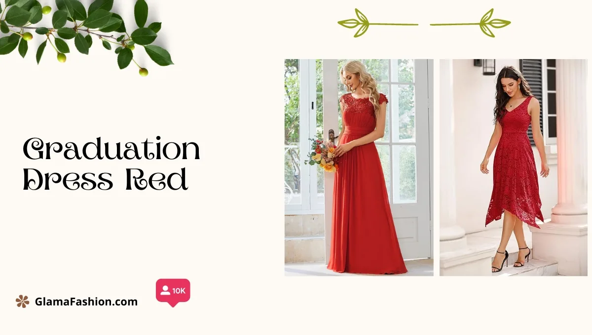 Graduation Dress Red