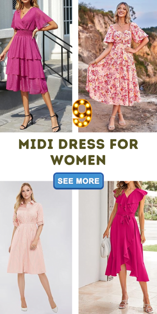 9 Midi Dresses For Women Perfect For Any Occasion 11 Midi Dress For Women