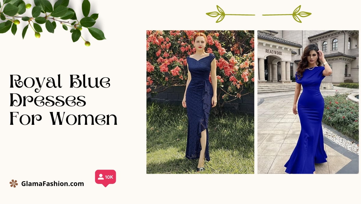 Royal Blue Dresses For Women