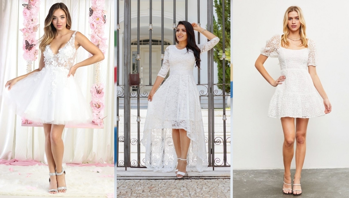 Women White Dresses